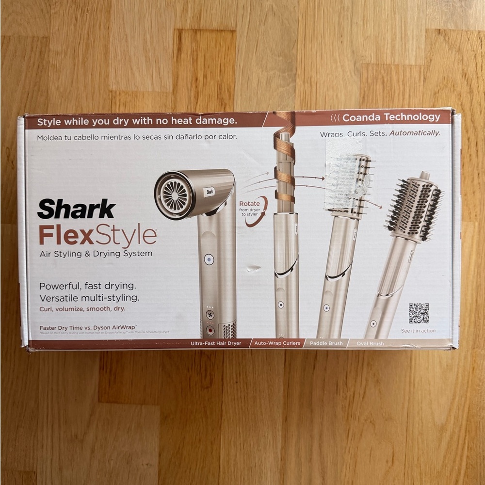 Shark FlexStyle Air Styling & Drying System - Champagne SEALED